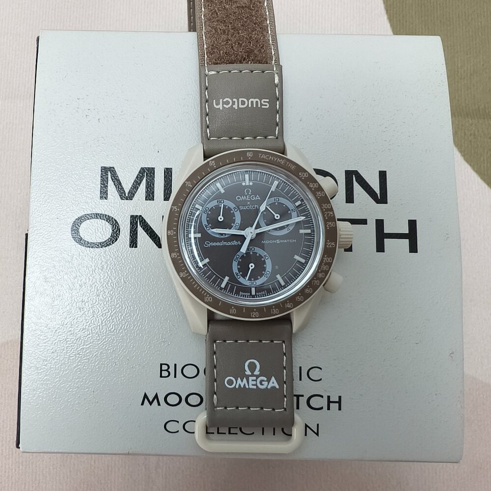 ✨POSH HOT✨ - Swatch X Omega Moonswatch Mission On Earth - DESERT Watch